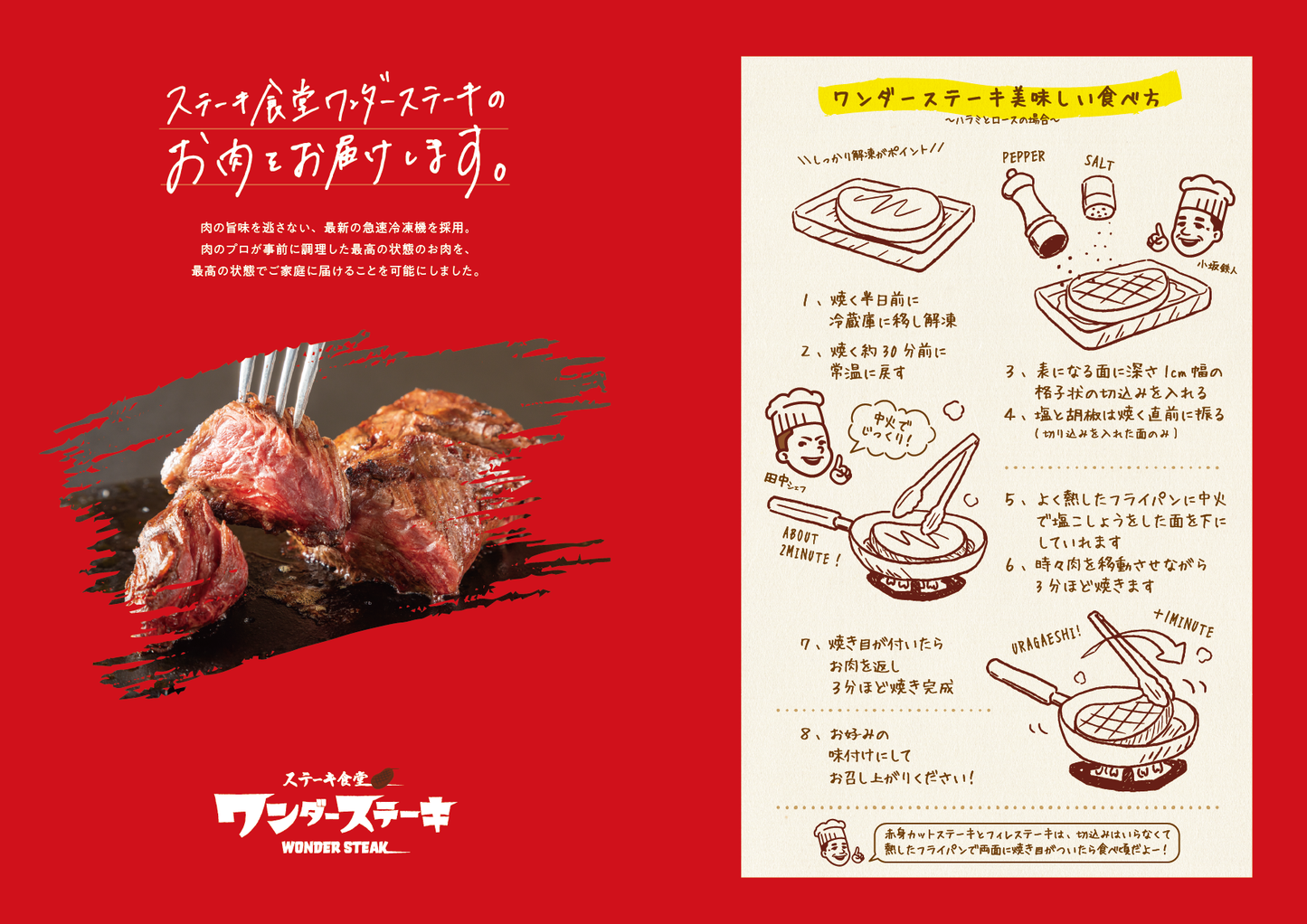 牛ロースステーキ